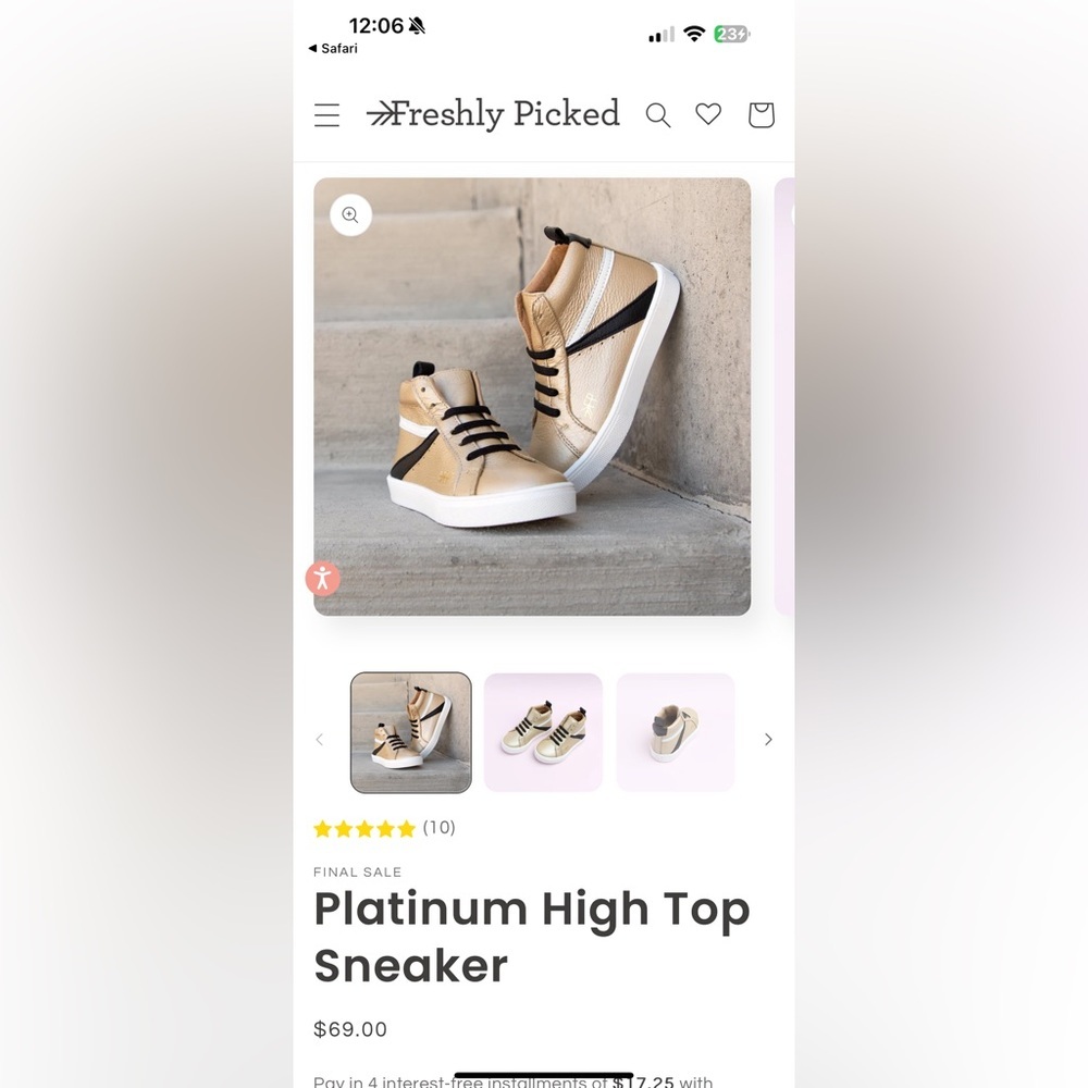 Freshly Picked size 9T